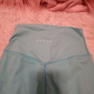 Nvgtn teal leggings Small